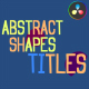 Abstract Shapes Titles for DaVinci Resolve - VideoHive Item for Sale