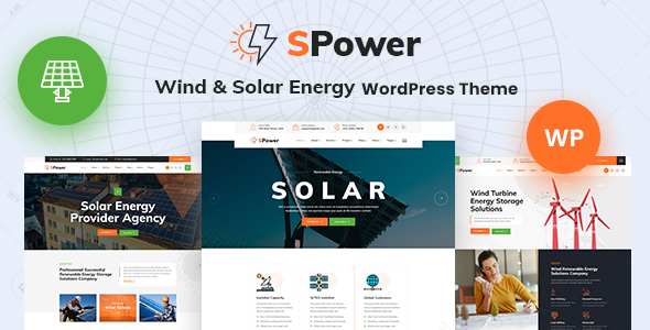 SPower – Wind & Solar Energy WordPress Theme