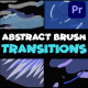 Abstract Brush Transitions | Premiere Pro MOGRT - VideoHive Item for Sale