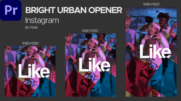 Instagram Bright Urban Opener | MOGRT