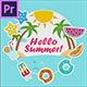 Hello Summer Intro | MOGRT - VideoHive Item for Sale