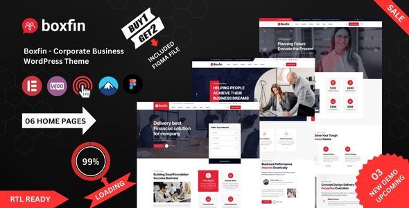 Boxfin - Corporate Business WordPress Theme
