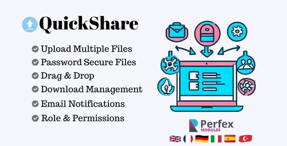 QuickShare  File transfer & sharing module for Perfex CRM