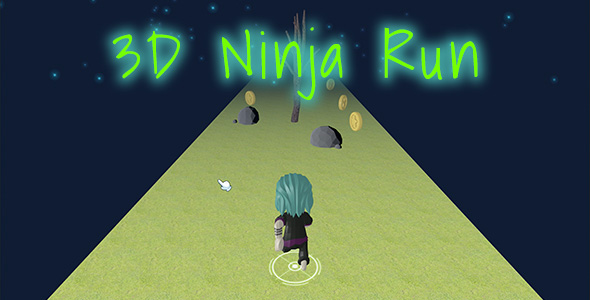 3D Ninja Run - Cross Platform Runner Game
