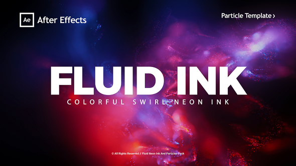 Colorful Particle Typography Elements template preview