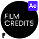 Film Credits For After Effects - VideoHive Item for Sale