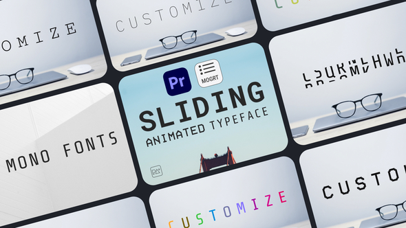 Sliding Animated Typeface For Premiere Pro