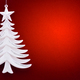 Christmas tree on a background of red velvet paper - PhotoDune Item for Sale