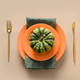 Autumn table setting decorated fall harvest for Thanksgiving day. - PhotoDune Item for Sale