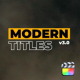 Modern Titles v3.0 | Final Cut Pro - VideoHive Item for Sale
