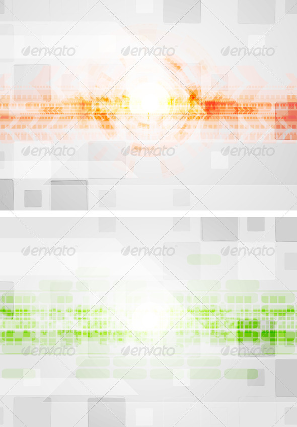 Colourful technical design - Backgrounds Decorative