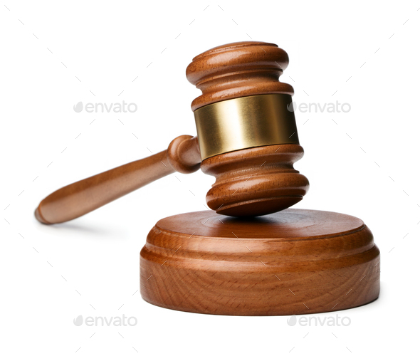 Gavel and sound block - Stock Photo - Images