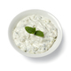 Bowl with traditional Greek tzatziki close up on white background - PhotoDune Item for Sale