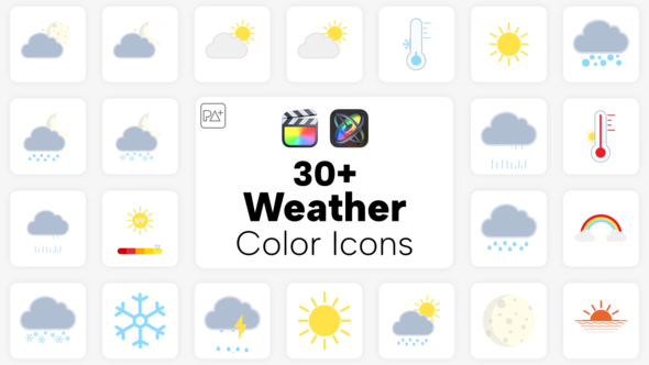 Weather Icons For Final Cut Pro X