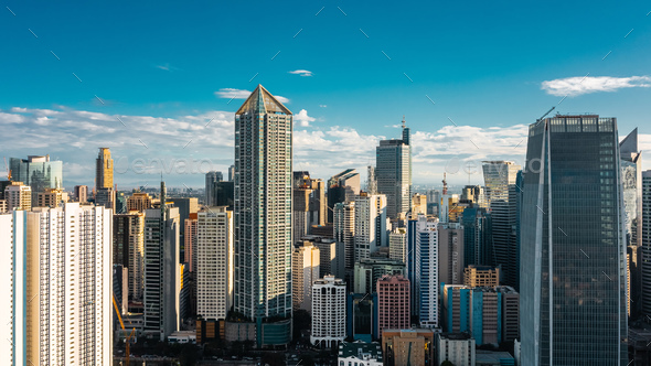 Cityscape of Makati - Stock Photo - Images