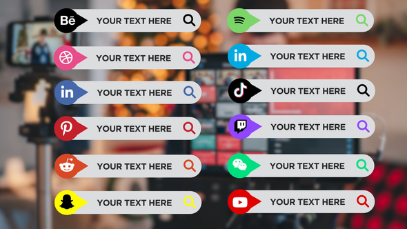 Lower Third Pack 03 Elements template preview