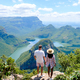 Panorama Route South Africa, Blyde river canyon with the three rondavels - PhotoDune Item for Sale