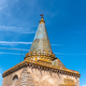 Tower of the Cathedral of Evora. Low angle view against blue sky - PhotoDune Item for Sale