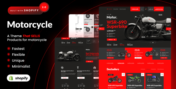 Motorcycle – Shopify 2.0 Bike eCommerce Theme