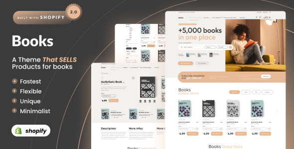 Books – Shopify 2.0 Bookstore Theme