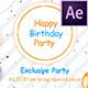 Happy Birthday Party Invitation Post - VideoHive Item for Sale