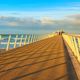 Scenic view of Lido di Camaiore modern pier in Versilia, Tuscany, Italy, in cloudy sky background - PhotoDune Item for Sale