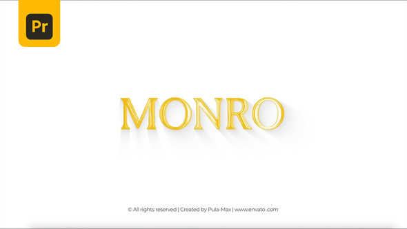 Minimalistic Logo Intro | MOGRT | Logo Reveal