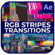 RGB Stripes Transitions for After Effects - VideoHive Item for Sale