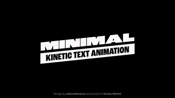 Kinetic Text Animation