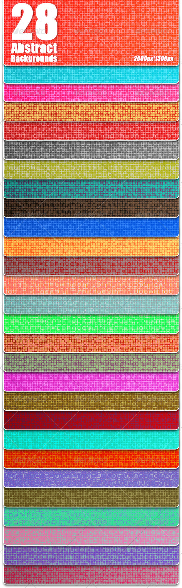 Colored Circles Background - Patterns Backgrounds