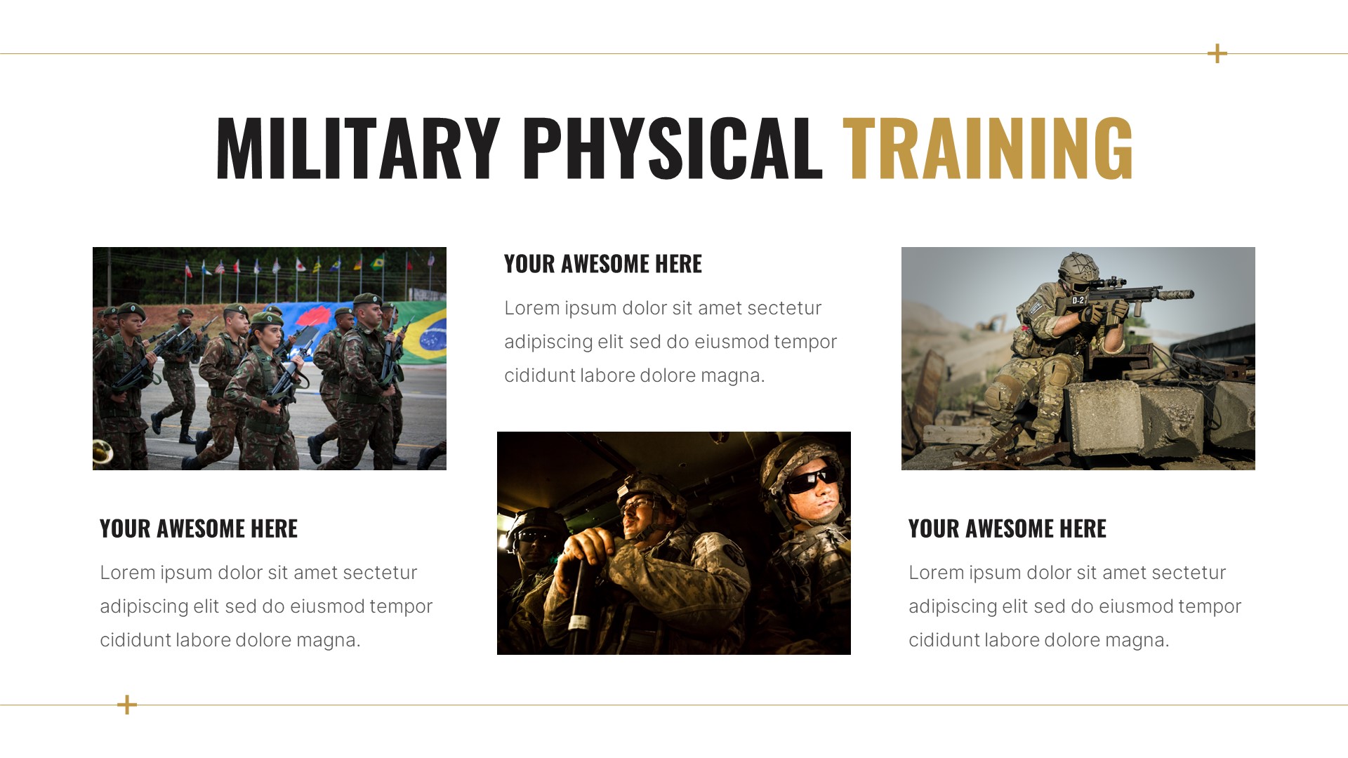 Patriot - Military & Army Google Slides Template by slidehous ...