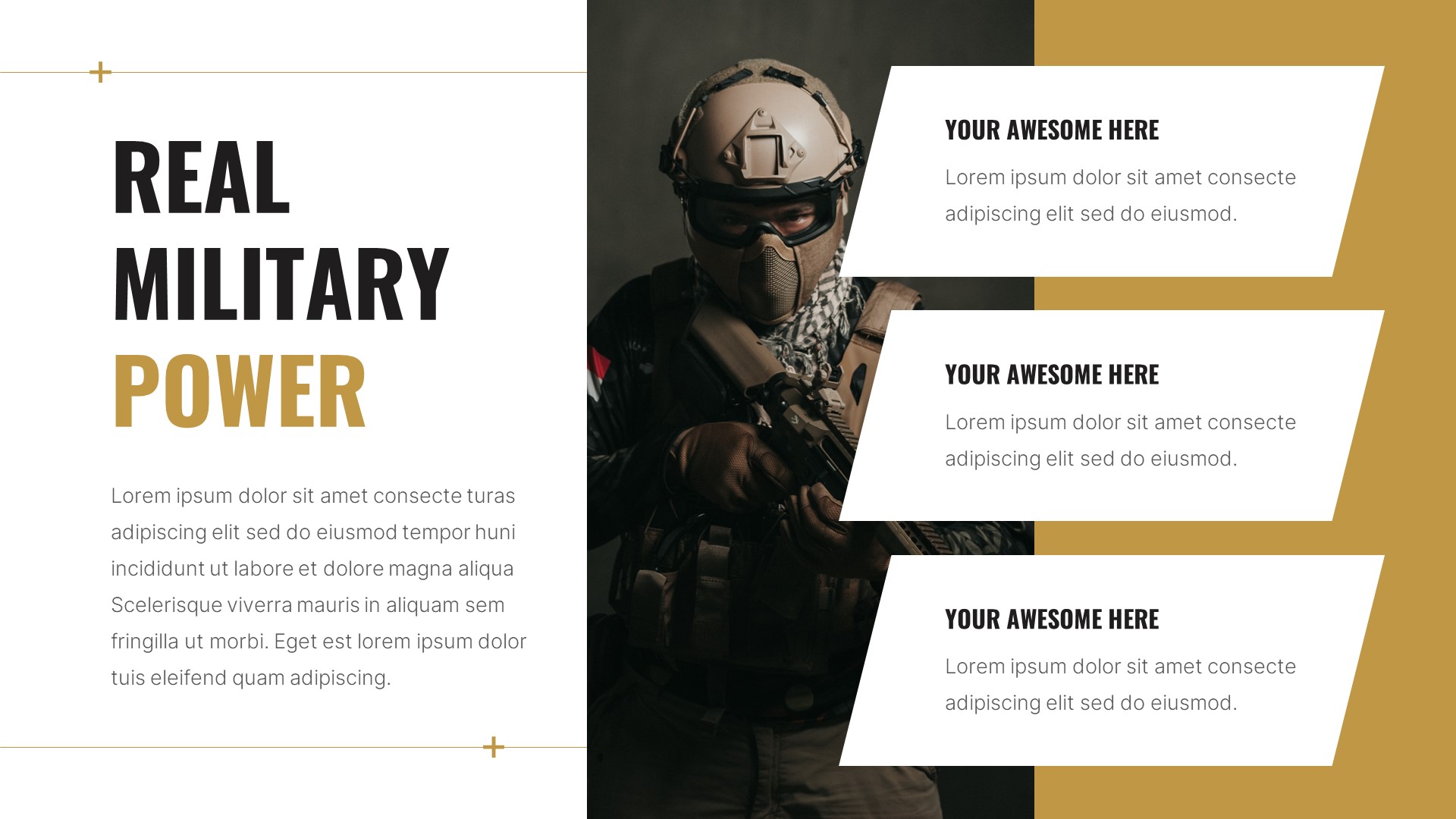 Patriot - Military & Army Google Slides Template by slidehous ...