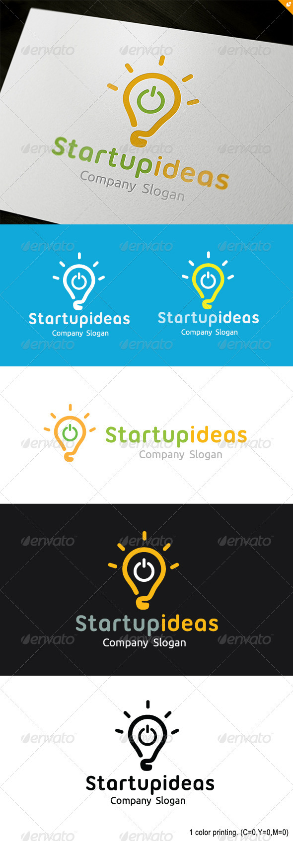 Startup Ideas Logo - Objects Logo Templates