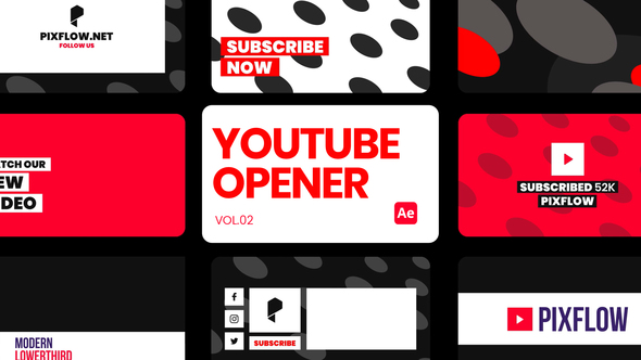 Youtube Pack 02 for After Effects Product Promo template preview