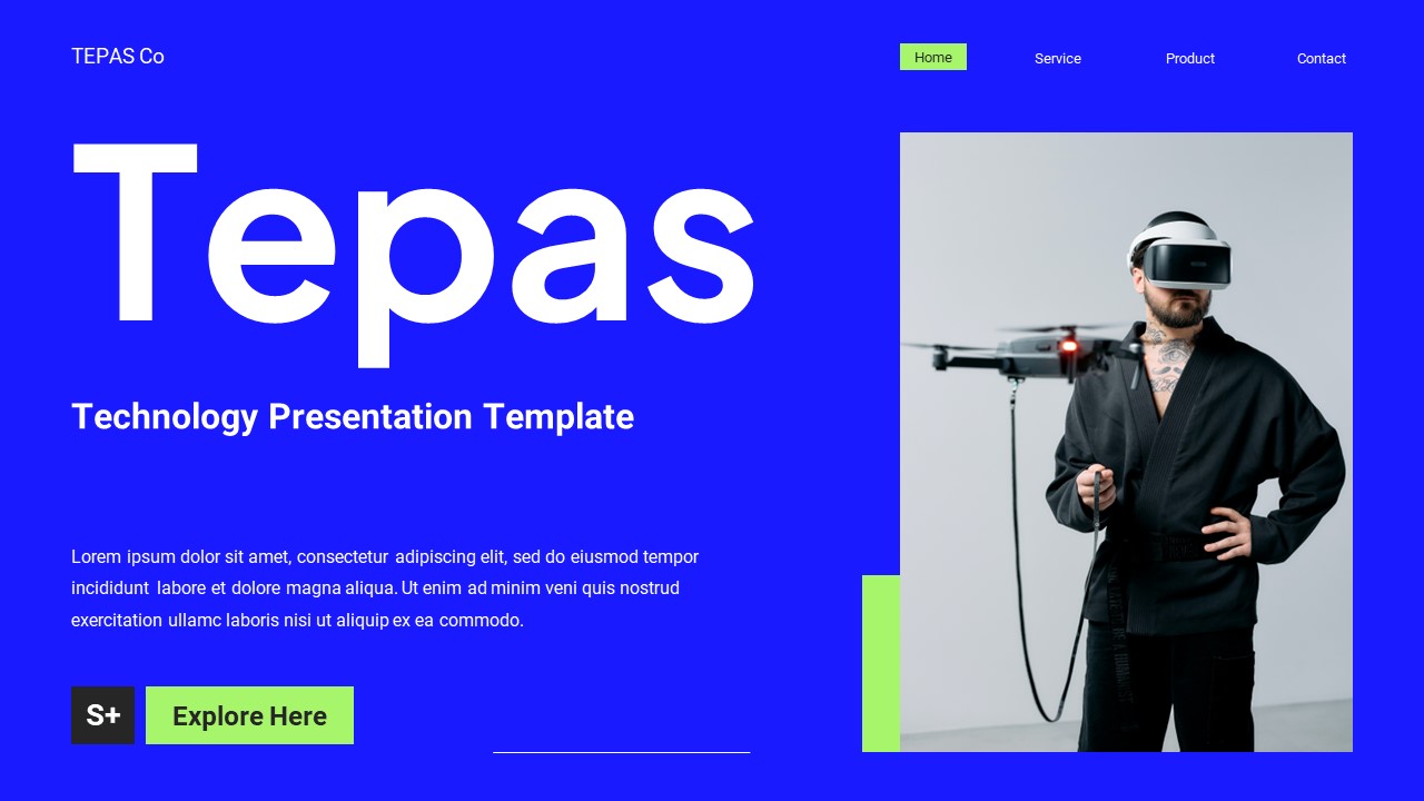 Blue Green Modern Business Technology PPT, Presentation Templates ...