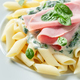 Tasty and homemade penne with spinach and bechamel sauce. - PhotoDune Item for Sale