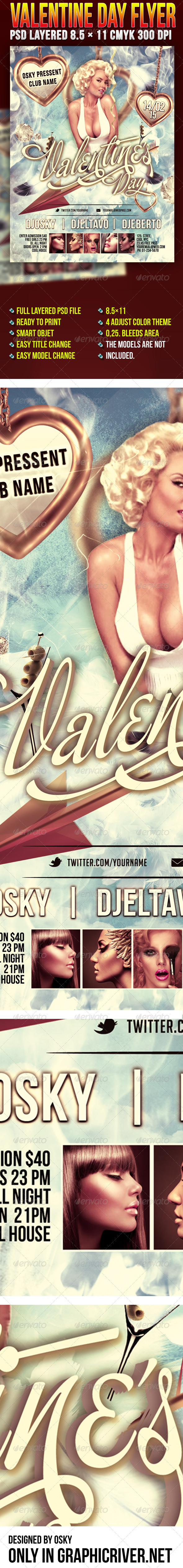 Valentine Day Flyer - Clubs & Parties Events