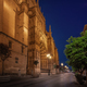 Seville Cathedral at night with the Main Door - Seville, Andalusia, Spain - PhotoDune Item for Sale