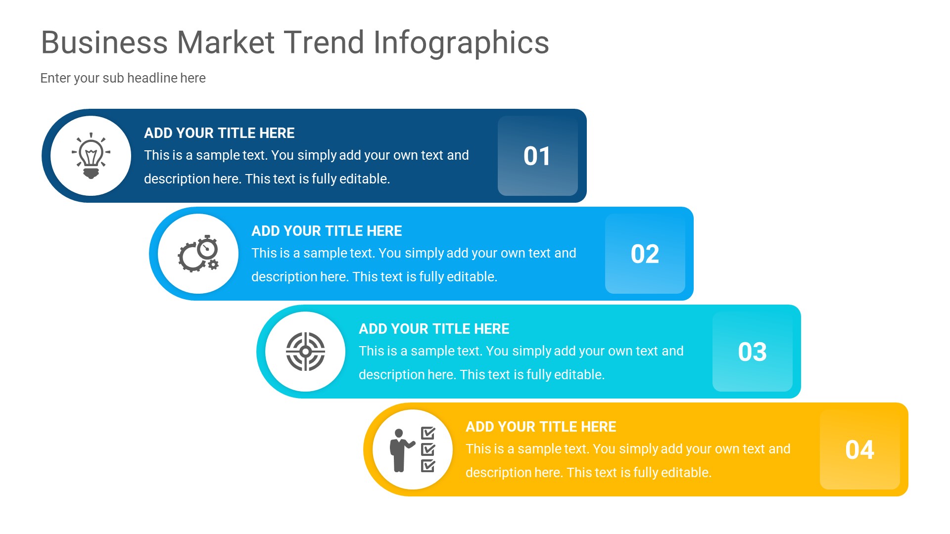 Business market trend Infographics Template presentation, Presentation ...