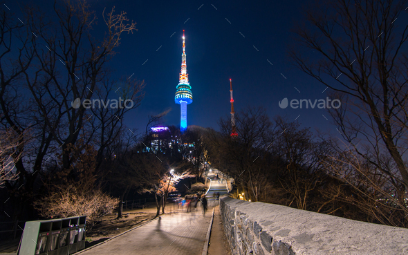Seoul Tower - Stock Photo - Images