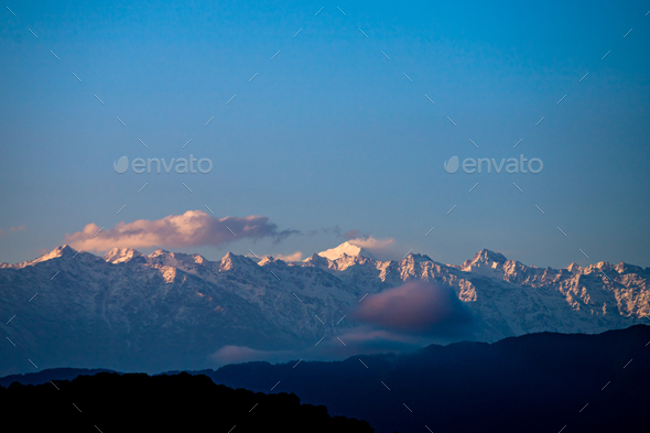 Mount Langtang range - Stock Photo - Images