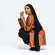 Beautiful arab middle-eastern woman with traditional abaya in studio - PhotoDune Item for Sale