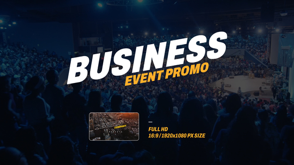 Business Event Promo Video Displays template preview