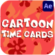 Cartoon Time Cards | After Effects - VideoHive Item for Sale