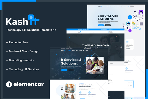 Kashit - Technology & IT Solutions Template Kit