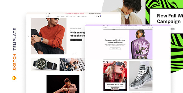 Weäre – Multipurpose Shop Template for Sketch