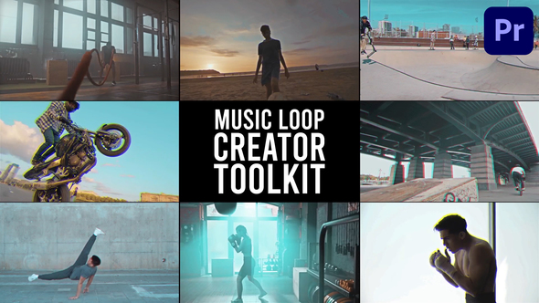 Automatic Music/VJ Loop Creator Toolkit for Premiere Pro
