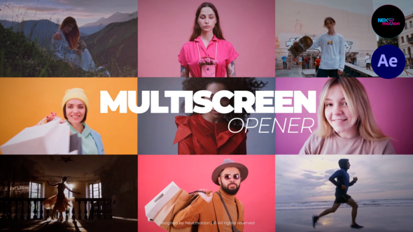 Multiscreen Opener broadcast-packages template preview