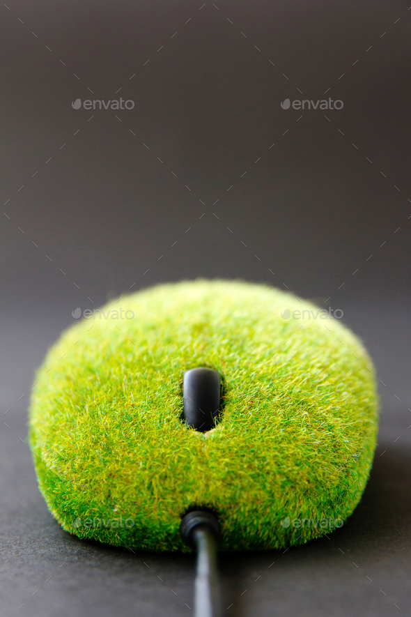 Green computer mouse concept - Stock Photo - Images