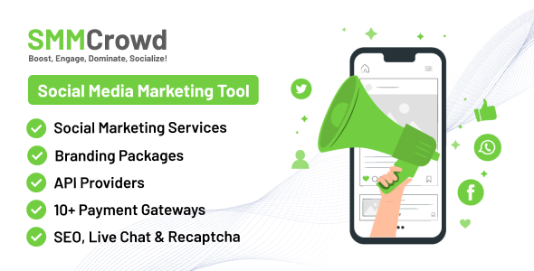 SMMCrowd - Marketplace of SMM Services